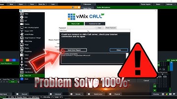 Problem Solve vMix Call Not Working | Troubleshooting Vmix Call