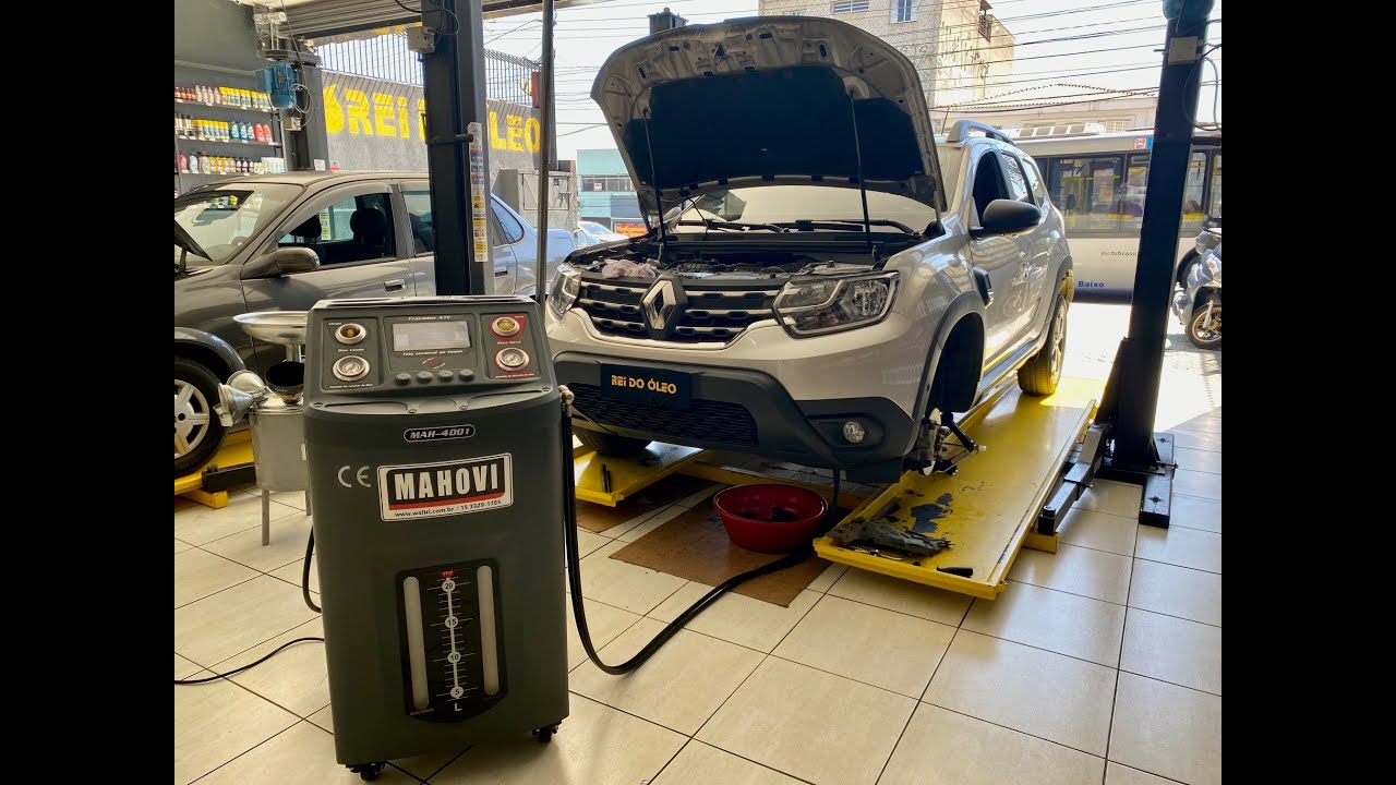 Troca de Óleo Câmbio Automático RENAULT DUSTER 1.6 CVT JF015E RE0F11A