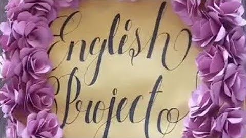 Class 11th English project#The Laburnum Top#👍👍👍👍