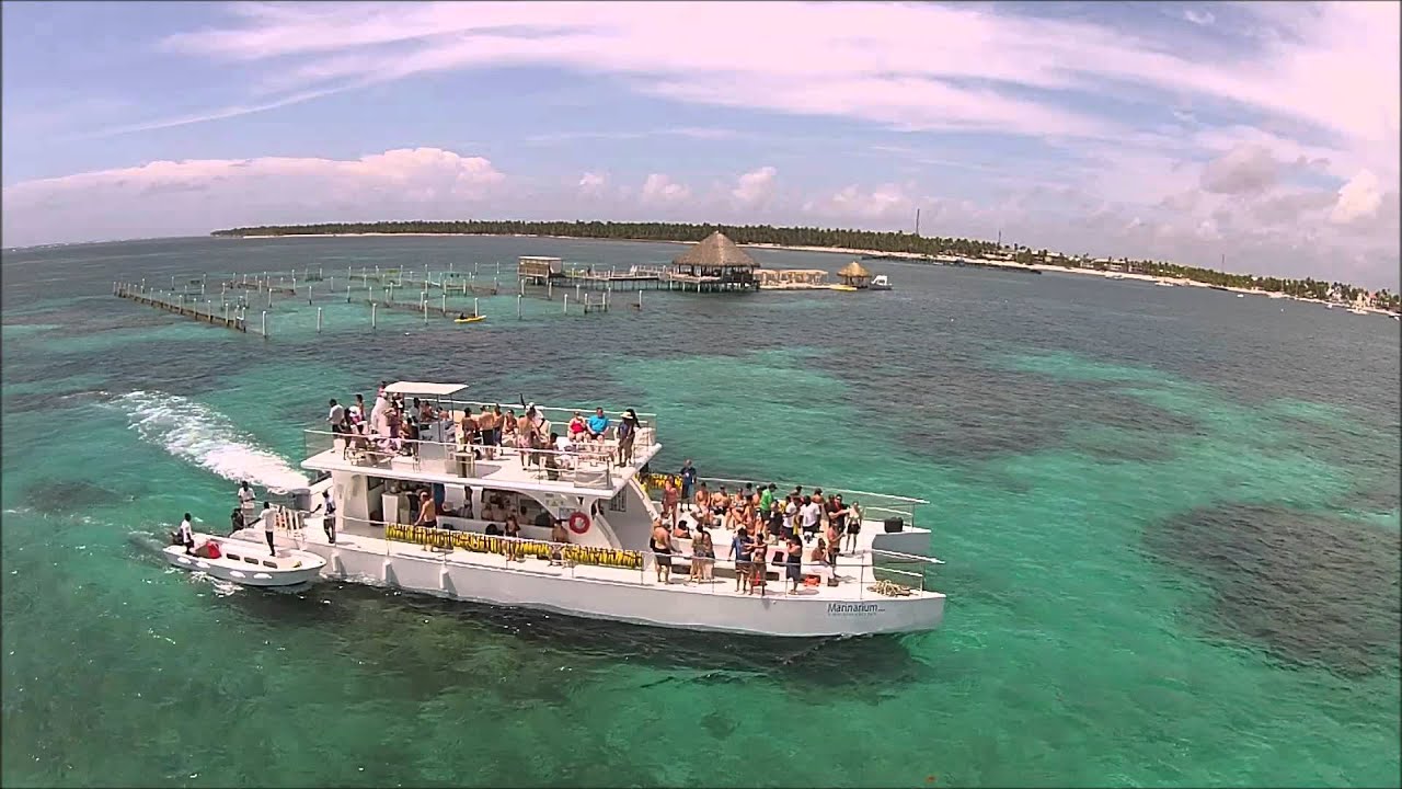 Marinarium Drone Tour - Swim with Sharks and Stingrays - Dominican Republic DJI uava