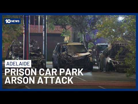 Arsonist Torches Multiple Government Cars Outside SA's Highest Security Prison | 10 News