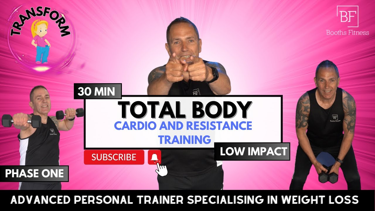 TRANSFORM | 30 min TOTAL BODY HIIT WORKOUT | Strength and Cardio | Warm ...