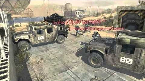 MW3 - spawnkill/crossmap throwing knife on dome