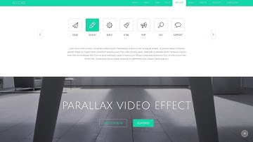 Accio One Page Parallax Responsive Joomla Template