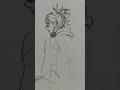 How to draw any anime character | Drawing #anime #sketch #jujutsukaisen #shorts