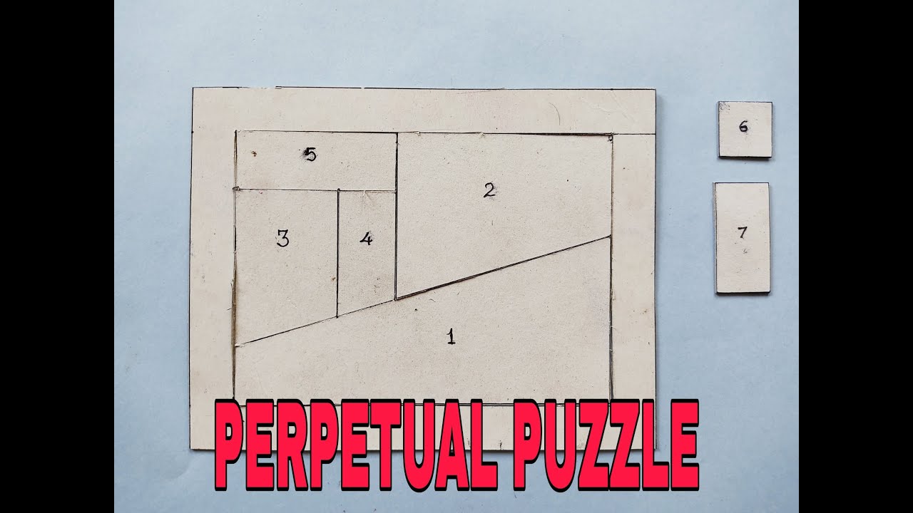 PERPETUAL PUZZLE TRICK DIY YouTube