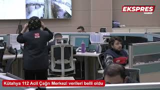 Kütahya 112 Acil Çağrı Merkezi verileri belli oldu