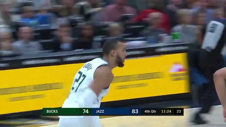 Rudy Gobert Full Play vs Milwaukee Bucks | 11/08/19 | Smart Highlights
