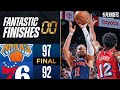 Final 441 intense ending 2 knicks at 7 76ers  game 4  april 28 2024