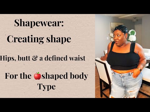 How to create shape & definition as an Apple Shape #shapewear