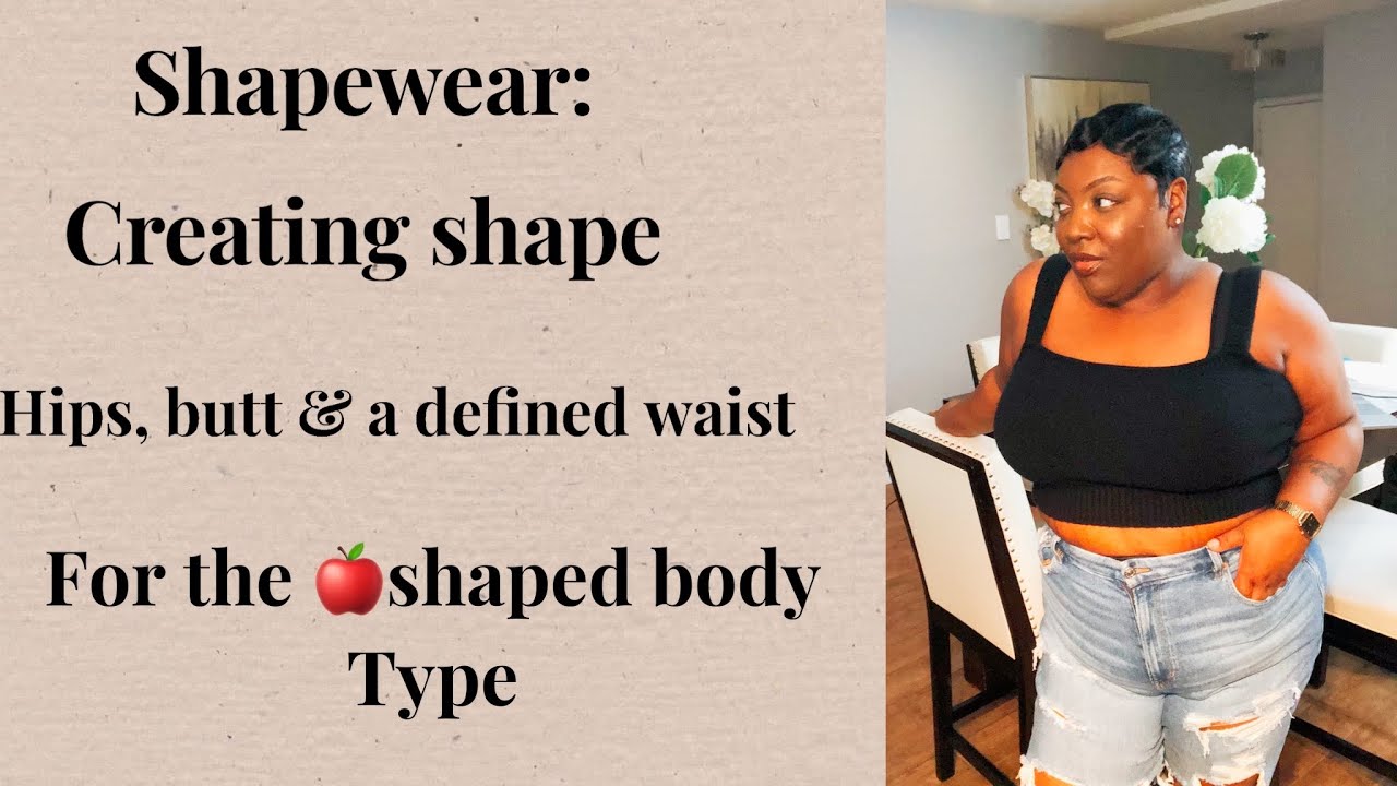 How to create shape & definition as an Apple Shape #shapewear #plussize  #appleshape #applebodytype 