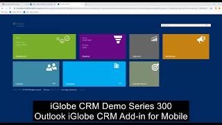 iGlobe CRM Demo Series 300 - Outlook Add-in for Mobile devices screenshot 4