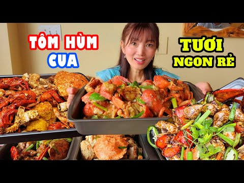 Video Hải Sản tươi sống Cua, Tôm Hùm, Ốc Ngon Rẻ ở Nam Cali... - youtube