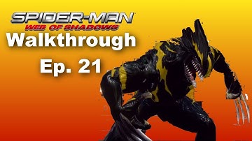 Using My Symbiote To Face Symbiote Wolverine (Spider-Man Web of Shadows PS3 Walkthrough) Ep. 21
