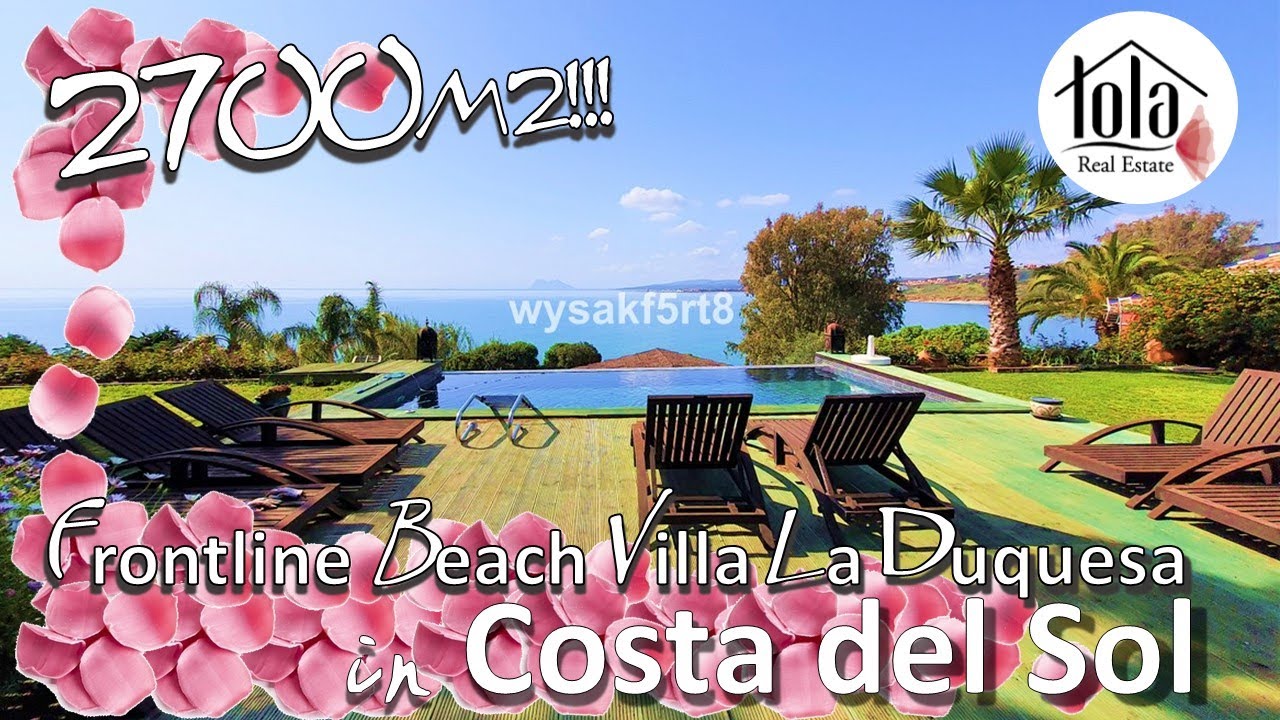 FRONTLINE BEACH VILLA, 2700m2 plot, 1.999.999€, Property for sale in La