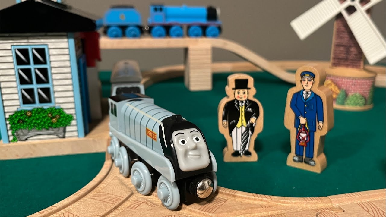 The Gordon And Spencer Set CUSTOM Thomas Wooden Railway Story Set the-gordon-and-spencer-set-custom-thomas-wooden-railway-story-set