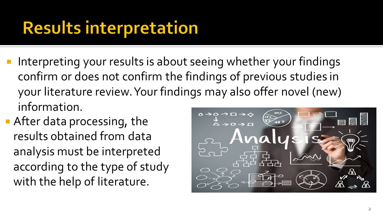 interpretation and analysis of research results