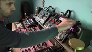 Noisy tape loops - tape loop ambient jam - Solar 42f and Tascam Porta02