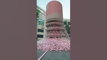 Amazing Domino Chain Reactions Part2~ mini wood toy-woodworking art skill wood / hand Crafts/ #funny