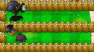 Doom Gatling X Doom Melon vs All Zombies X Dr Zomboss | Plants vs Zombies Hack