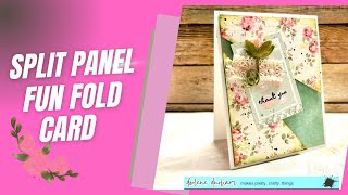 Split Panel Thank You Card; Jenlee Schoolcraft 