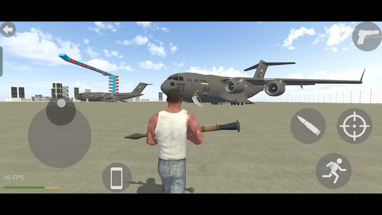 "GTA Mobile: Franklin’s High-Risk Cargo Plane Mission at Military Base!"