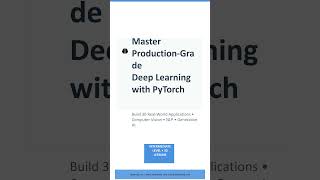 Build Real AI Apps: 30 PyTorch Projects with Live Demos | Computer Vision, NLP, Production Deploy