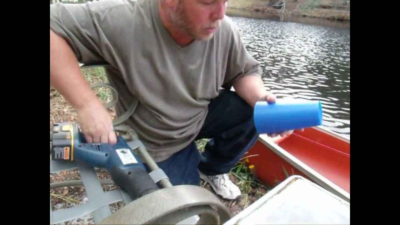 redneck canoe cup holder - youtube