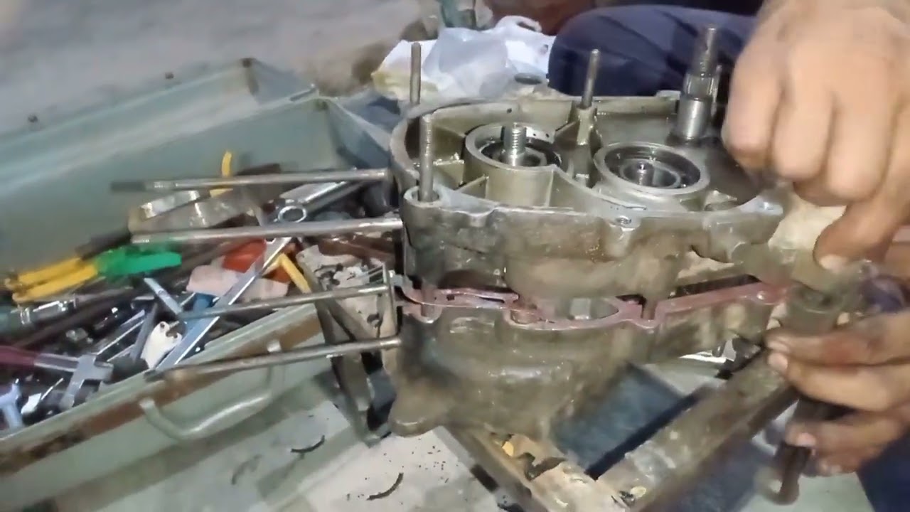 Bajaj M80 Full engine fitting//How to Bajaj M80 engine fitting//Bajaj //M80//