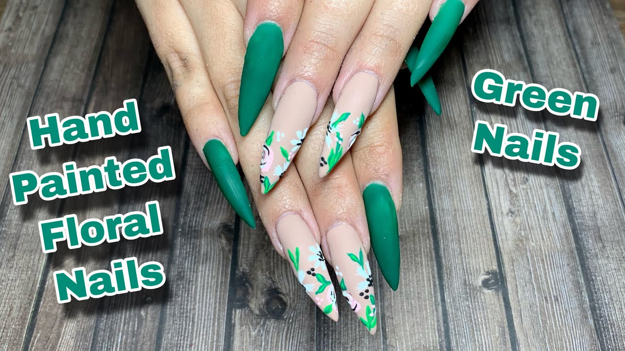 Top 13 Matte Green Nails - Mobitool