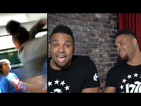 White Kid Attacked By Black Kids for Wearing Trump MAGA hat