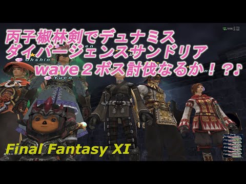 丙子椒林剣でデュナミスダイバージェンスサンドリアwave２ボス討伐なるか Ff11 Will The Wave2 Boss Be Subdued With Heishi Shorinken Youtube