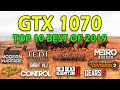 Top 10 best pc games of 2019  gtx 1070 benchmark  ryzen 5 2600x  1080p  1440p