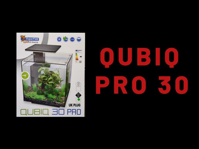 Superfish Qubiq Pro 30 LED Aquarium unboxing fish tank