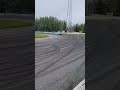 350z little dirt drop! flying around the track. #350z #northpole #alaska