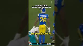 Dolphins, Rams, game strategy, analysis, expert opinion