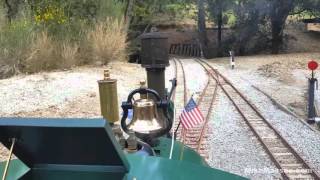 Live Steam MEG &quot;Wendy&quot; locomotive on 2.5% grade from the cab