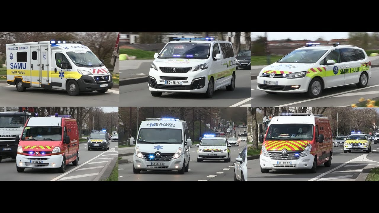 [Compilation] Northern Rescue Services in Lille - YouTube