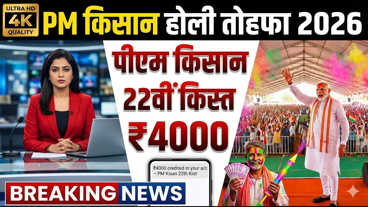 पीएम किसान 22वीं किस्त | Pm Kisan 22vi Kist Installment Date | Pm Kisan 22vi Kist Kab Milega