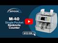 Moricash M40 - Professional Mixed Denomination Banknote Counter | Fast, Accurate & Secure