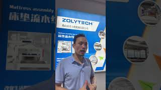 Full Mattress Production Process Pocket Spring Machine Quilting Machine and Packing Line