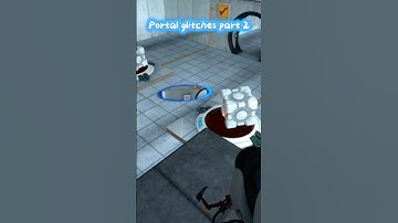 Portal glitches part 2 #funny #bloxyboi #bloxy #glitch #glitches #portal1 #portal #cube #button