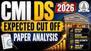 Expected Cut Off CMI DS 2026 | Paper Analysis