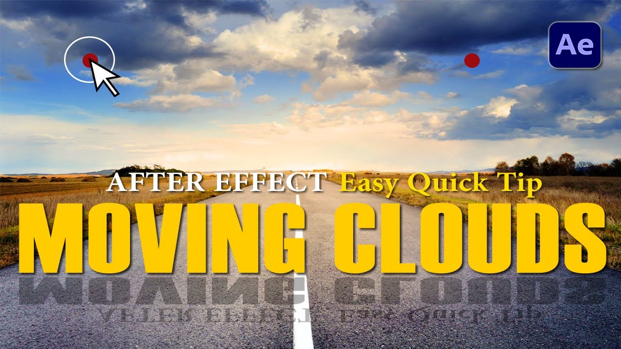 After Effects Quick Tip Easy Sky Clouds Animate - YouTube