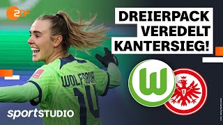 VfL Wolfsburg - Eintracht Frankfurt Highlights | Frauen-Bundesliga| sportstudio