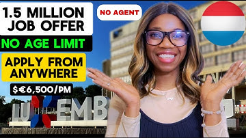 Get a Luxembourg🇱🇺 Work Visa in 3 Weeks | Earn €6,000–€6,500/Month | No IELTS Needed!