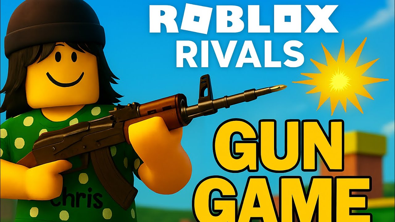 Playing Roblox rivals gun game - YouTube