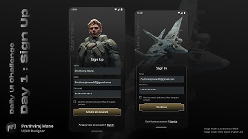 Daily UI Challenge- Day 1: Sign Up
