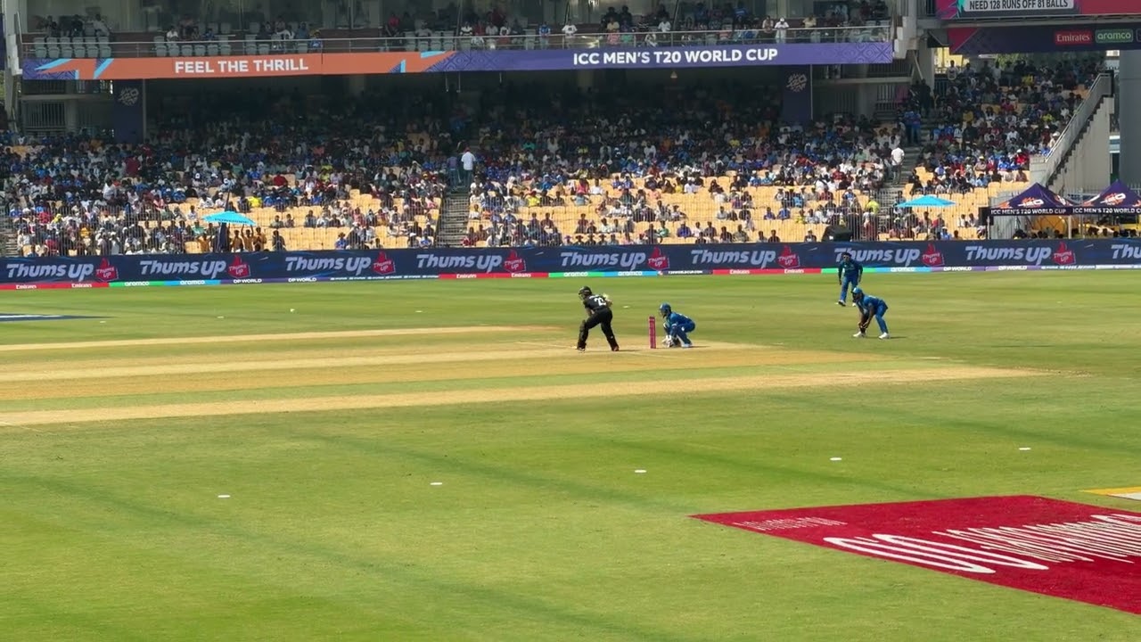 NZ vs AFG Shot iPhone 17 pro max #t20worldcup #iphone17promax 4