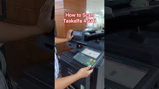 How To Scan Taskalfa Kyocera 4501I